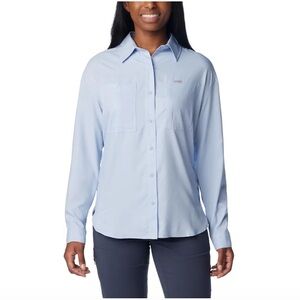 Columbia Women's Light Blue Long Sleeve Shirt